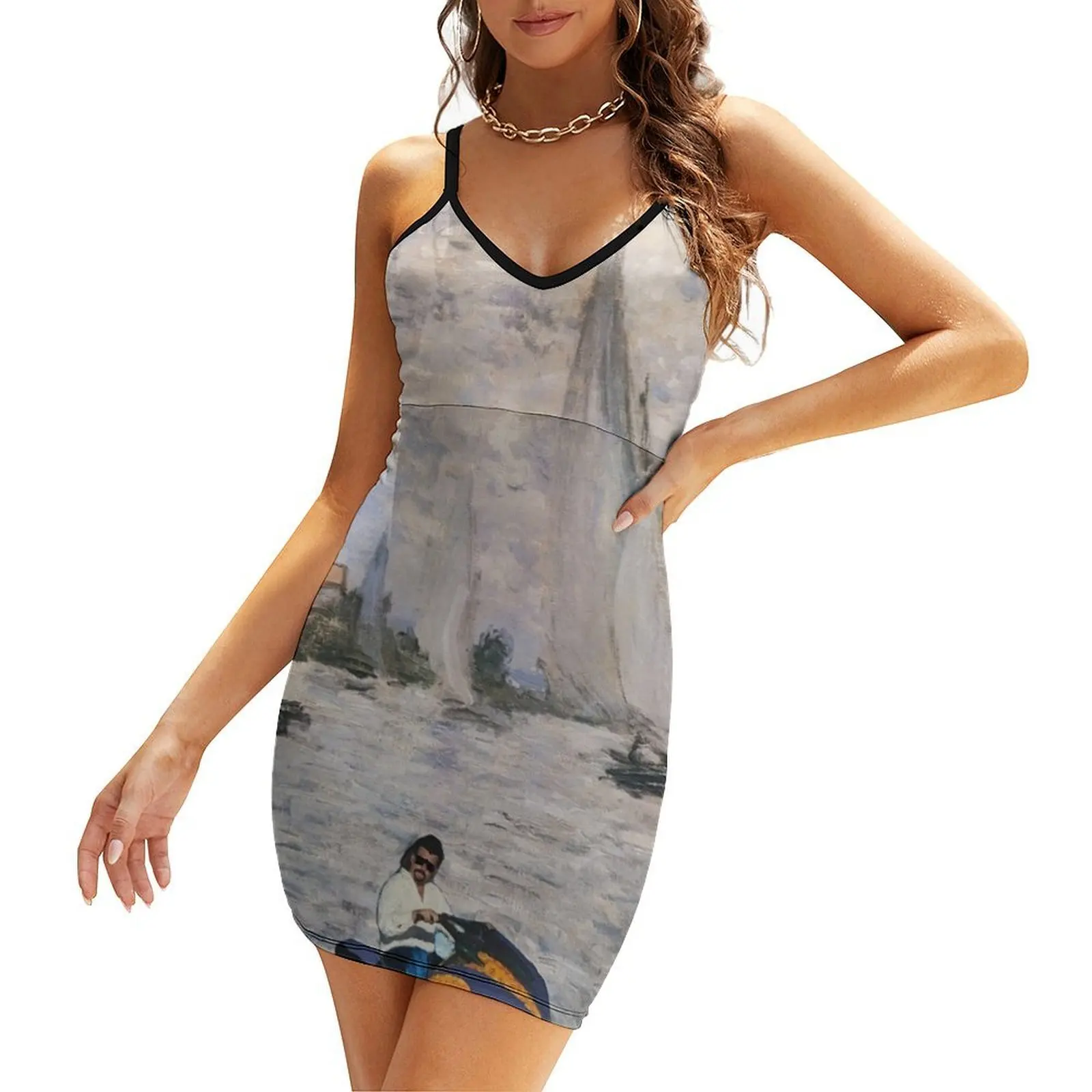 

Kenny powers through a Monet Sling Dress Dresses for wedding party ladies dresses for women 2025 summer clothes Casual dresses