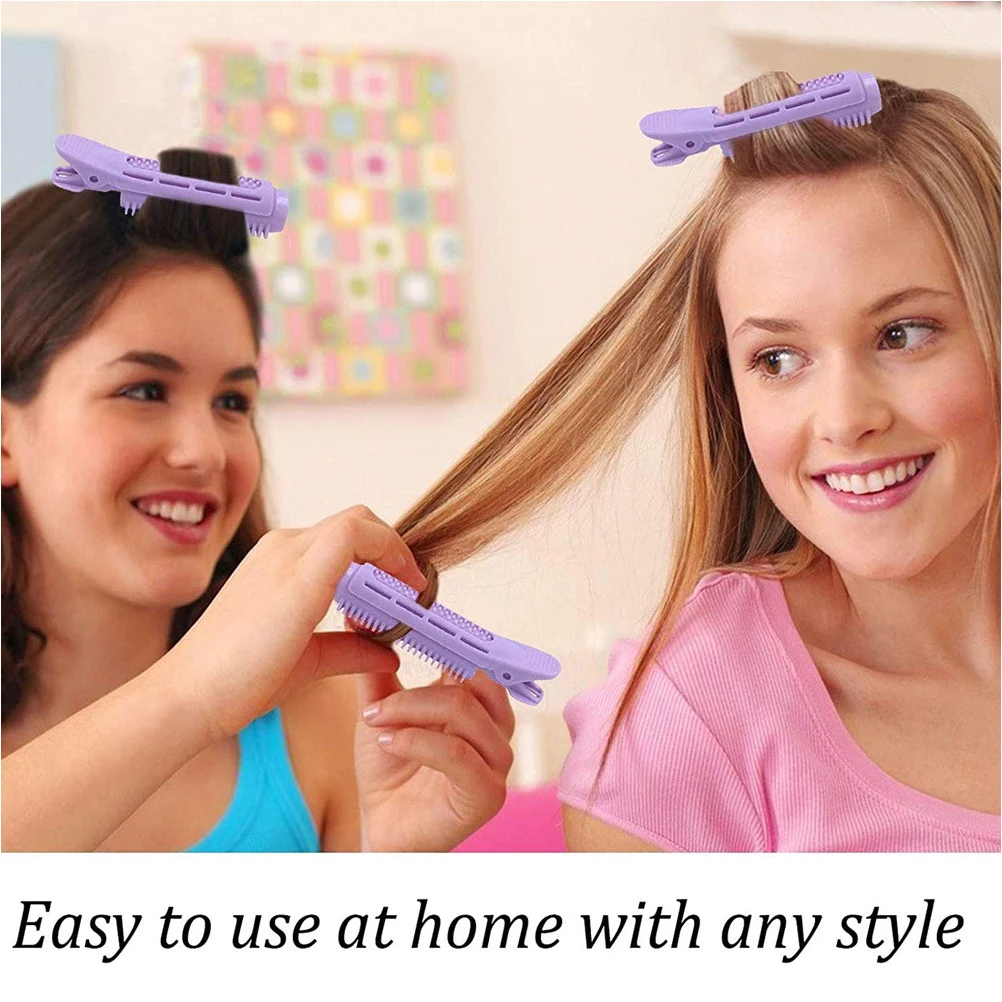 

6Pcs Hair Root Volumizing Clips Styling Tool for Curly Hair Portable Lightweight Easy to Use Durable Acrylic Material