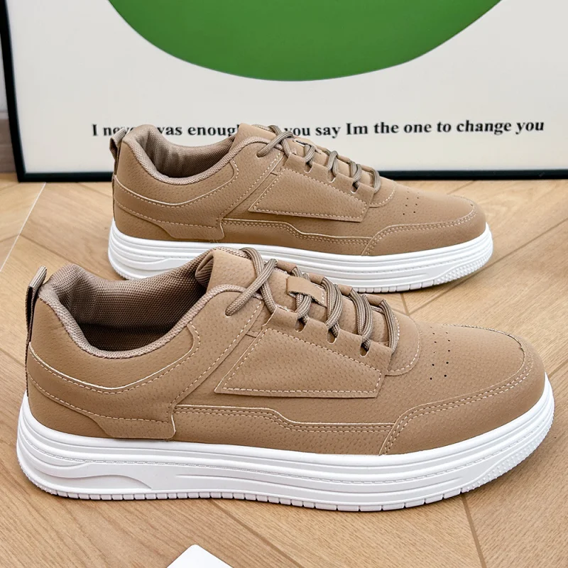 

2025 Summer Breathable Canvas Design Casual Board Shoes with Soft Sole and Lightweight Sporty Comfort Footwear for Men's Trendy