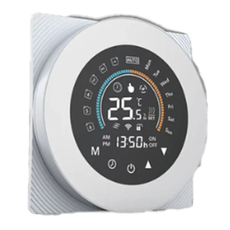 

IALJ-Tuya Wi-Fi термостат ЖК-цифровой сенсорный контроль температуры для Alexa White, 16A электрический (Wi-Fi) простая установка простота в использовании