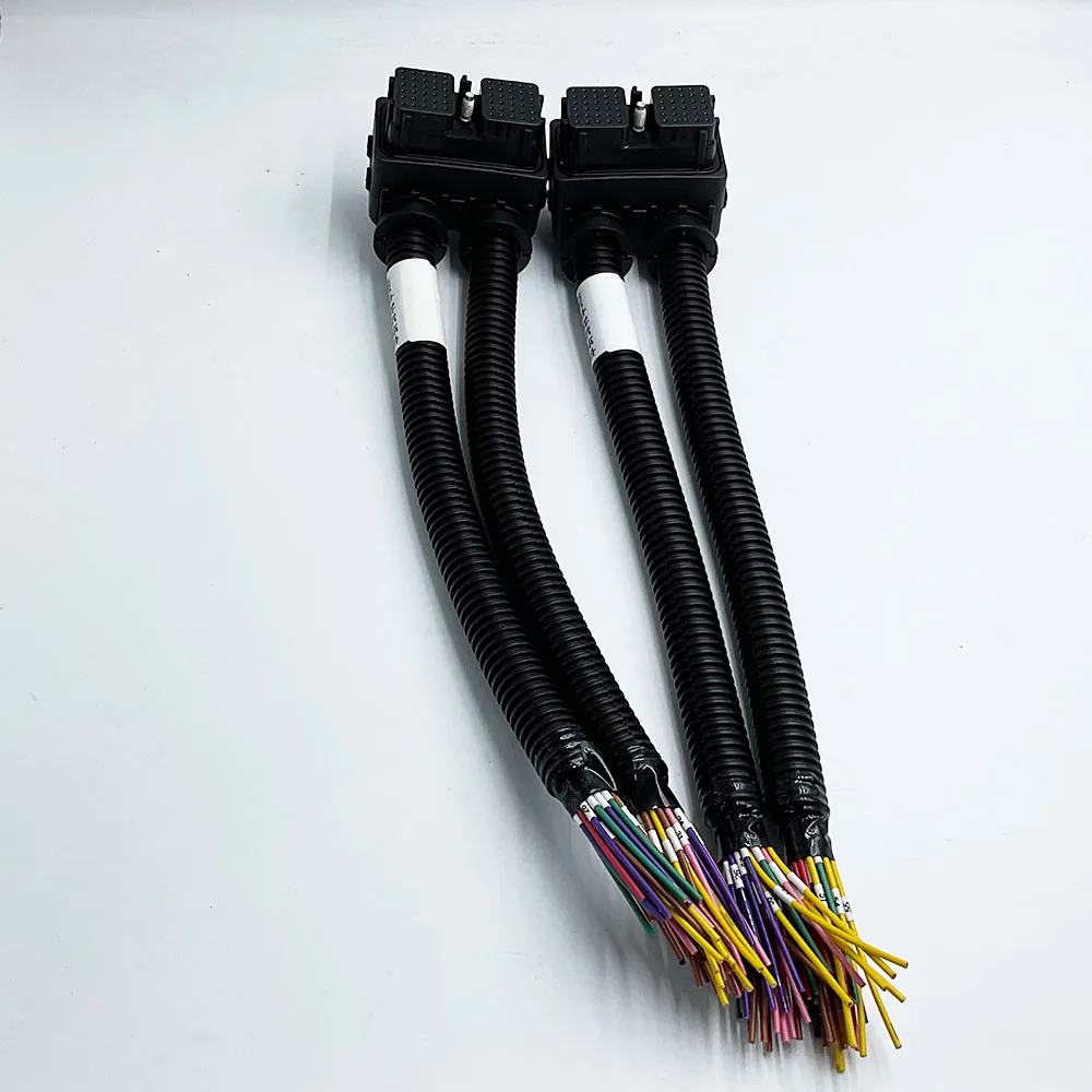 L/R Side 60 Pin/Way Engine Computer Board ECU Plug Connector Wire Harness Cable For Cummins EDC17 EDC16 4988820 4995445 P4963807