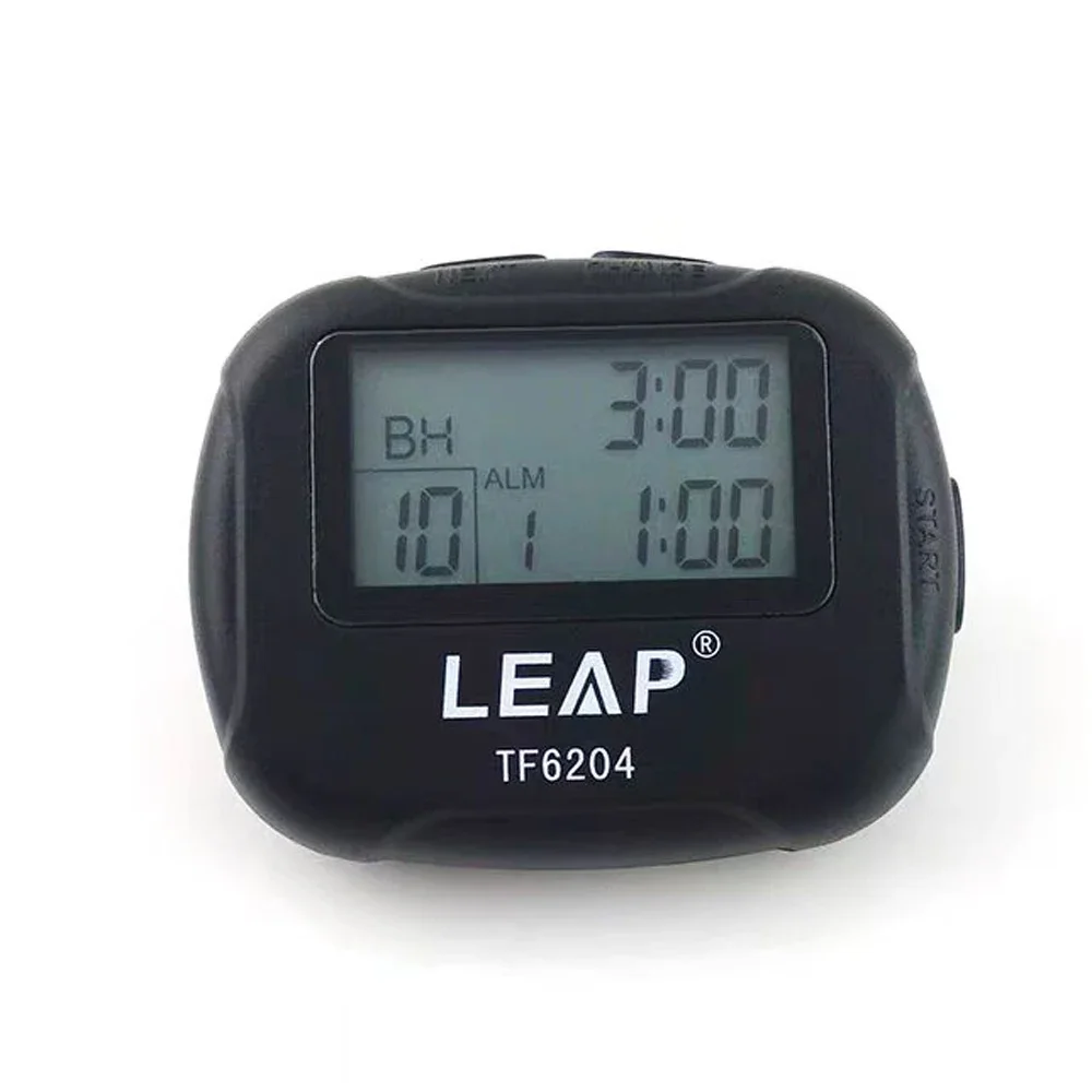 TF6204 Electronic Sports Interval Timer Countdown Timer Like GYM Boss Stopwatch Segmented Timer Sports Competitions Tool