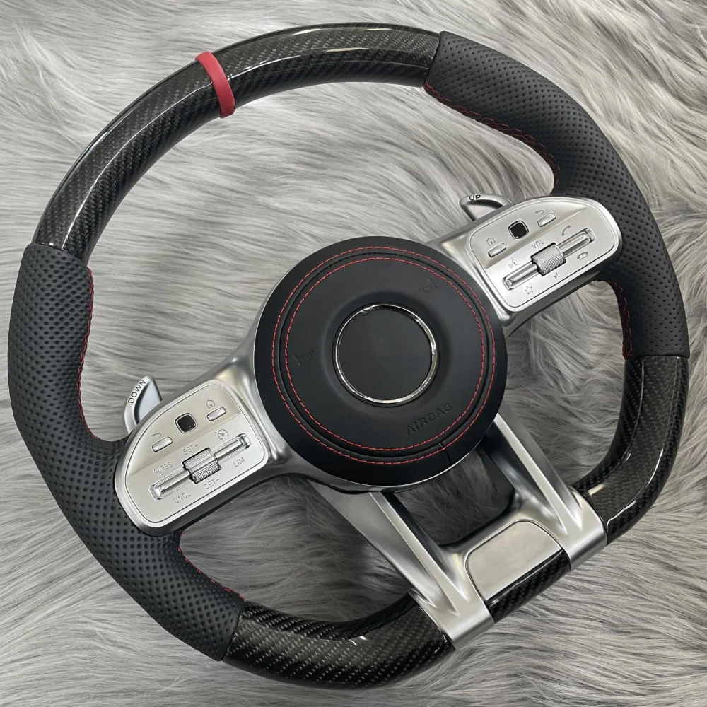 For Mercedes-Benz AMG A-Class B-Class C-Class E-Class S-Class 05-22 Full Series Customized Carbon Fiber Steering Wheel Assembly