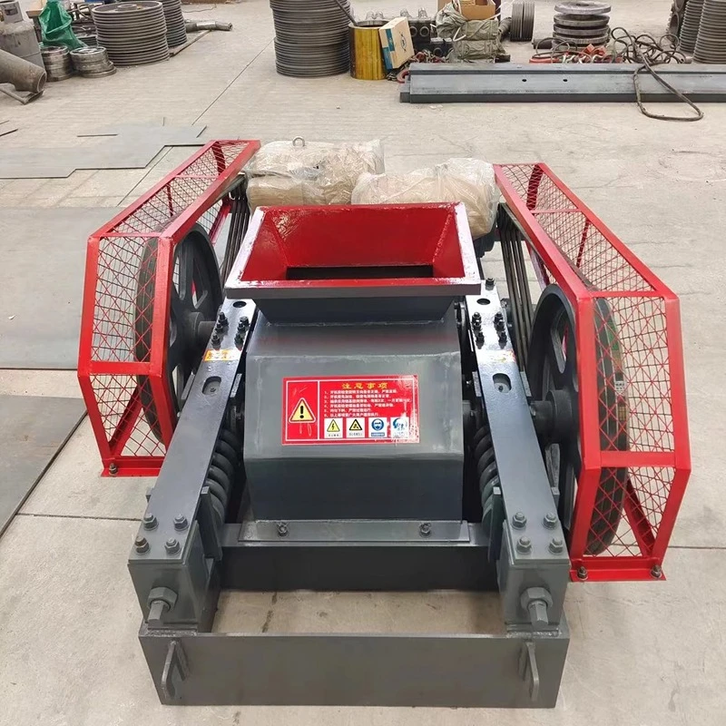 Crusher Wolf Tooth Crusher Large Hydraulic Double Roller Crushing For Sunflower Seed Stone Glass Sand Making Machine