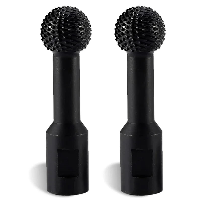 

【Clearance Sale】2X Ball Gouge Spherical Spindles Shaped Wood Gouge Power Carving Attachment 115/125 Angle Grinder 25Mm Head