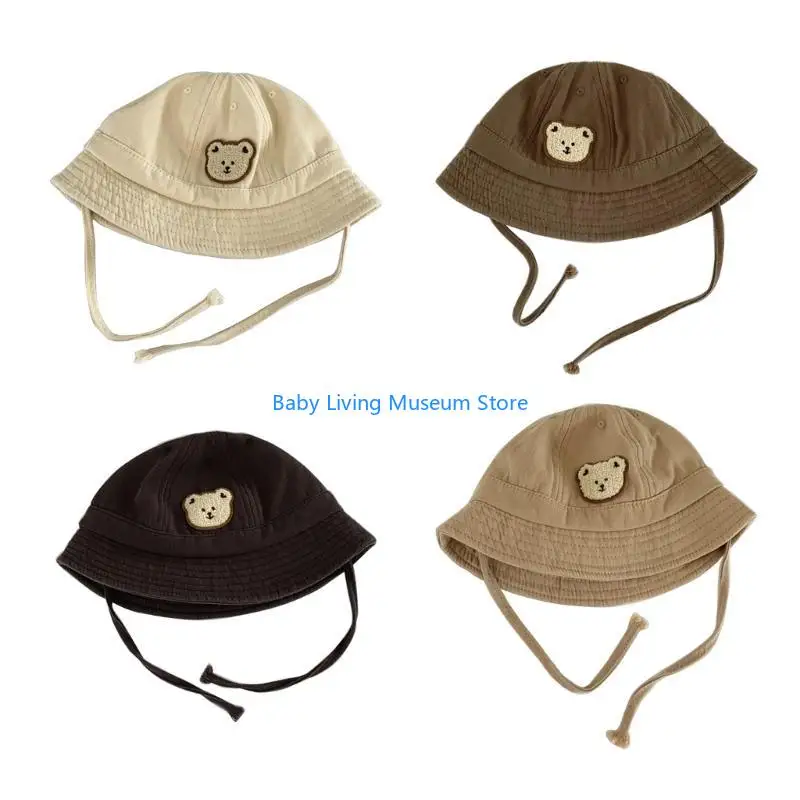 

P31C Wide Brim Fishmen Hat Fashion Hat Sring Autumn Sun Protections for 10-24M
