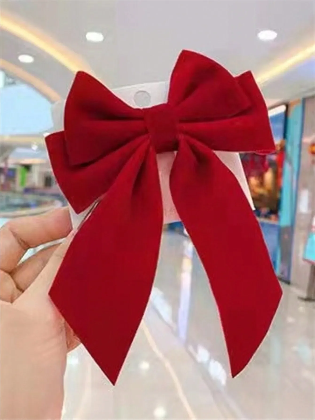 1 Hair clip for women Autumn-winter vintage velvet bow back hair clip Spring clip Hair accessories for girlfriend gifts suitable