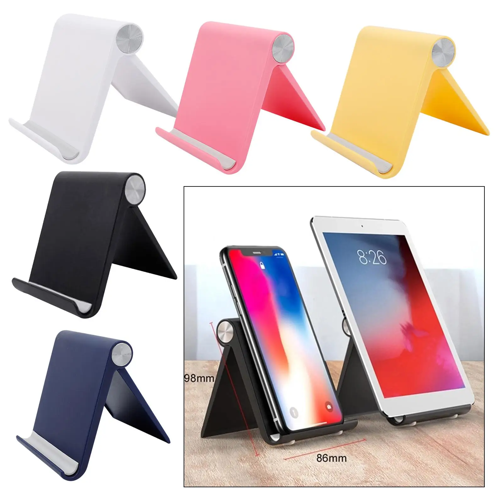 스탠드 거치대 우아한 태블릿 스탠드, 데스크탑 스탠드, 상점 쇼케이스 사무실 주방 조리대용 태블릿 마운트, 12 인치