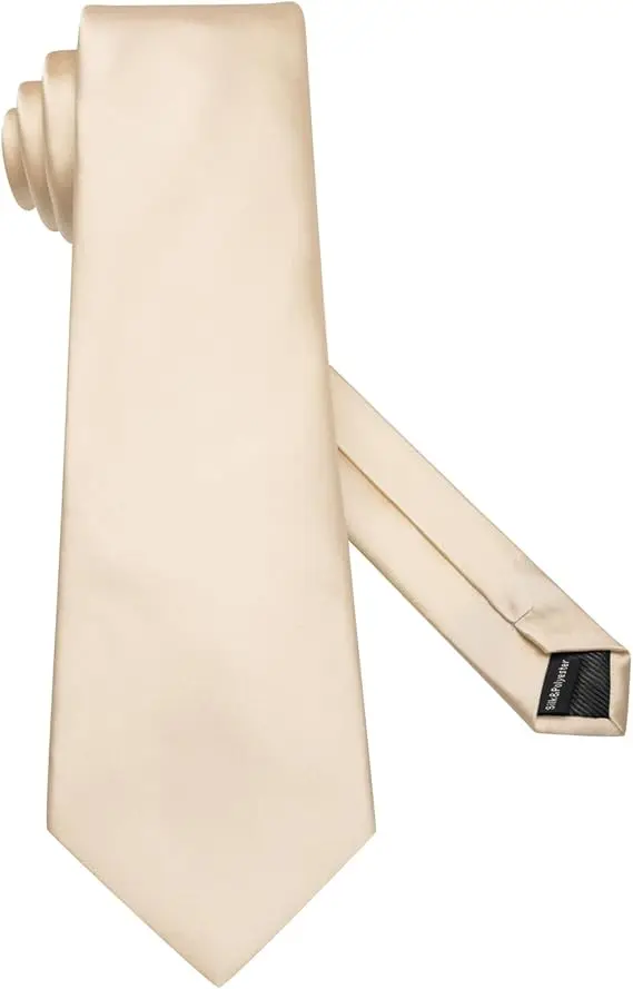Elegantes Krawattenset für Herren: Krawatte, Fliege, Einstecktuch, Manschettenknöpfe, Reversnadel – 5-teiliges Set für formelle Anlässe, Hochzeiten, Business und Partys – Anzug-Accessoires als Geschenk – Detail 7