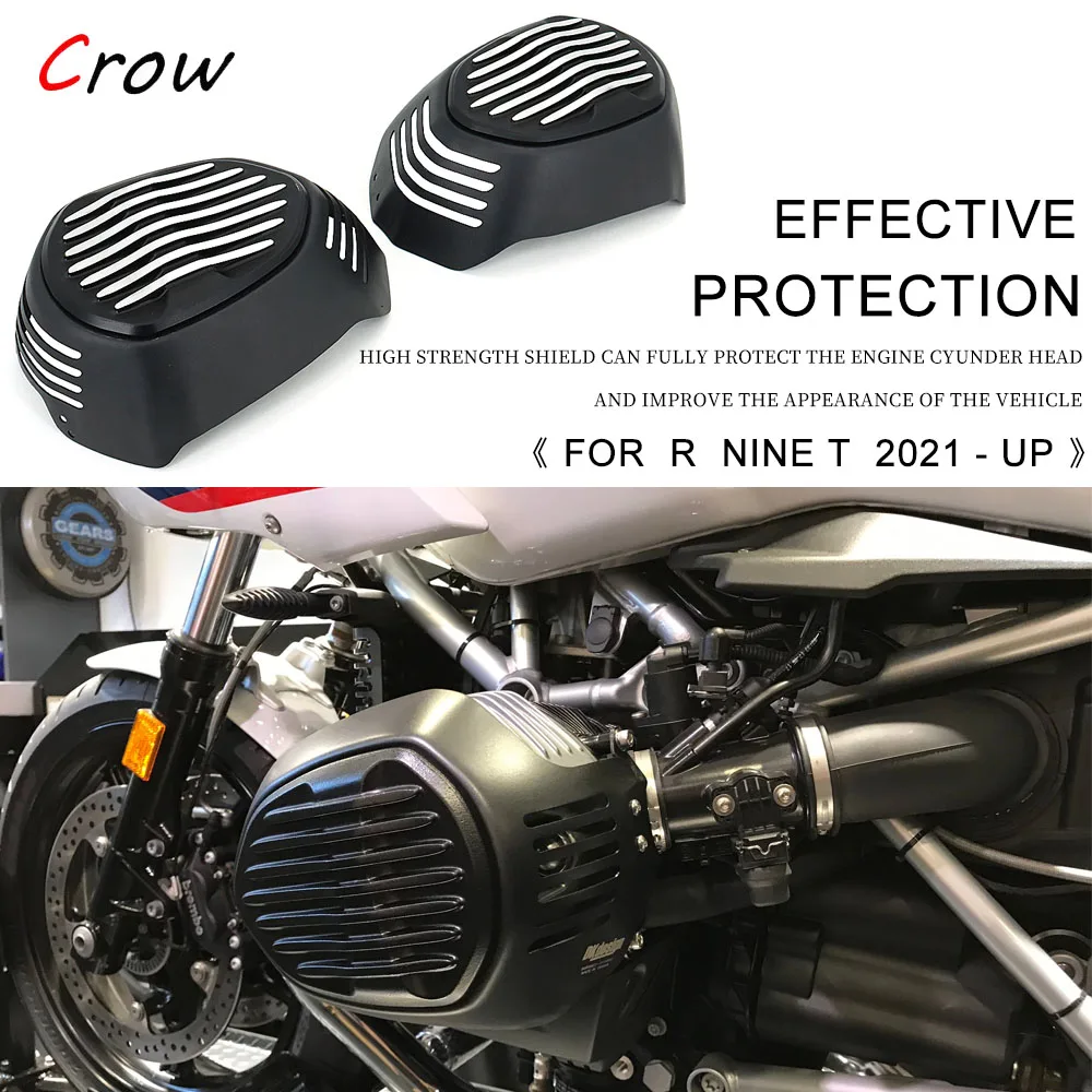 

For BMW R nine T R nineT Rnine T Rninet R9T R 9T 2021 2022 2023 Motorcycle Engine Guard Cylinder Head Guards Protection Cover