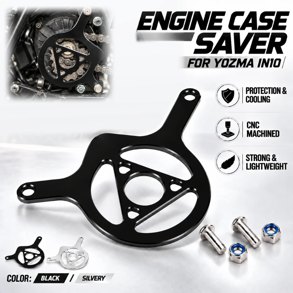 For Yozma IN10 PRO Motorcycle CNC Engine Case Protector Engine Case Saver Cover Guard Electric Vehicle Dirt Bike Off-Road E-Bike