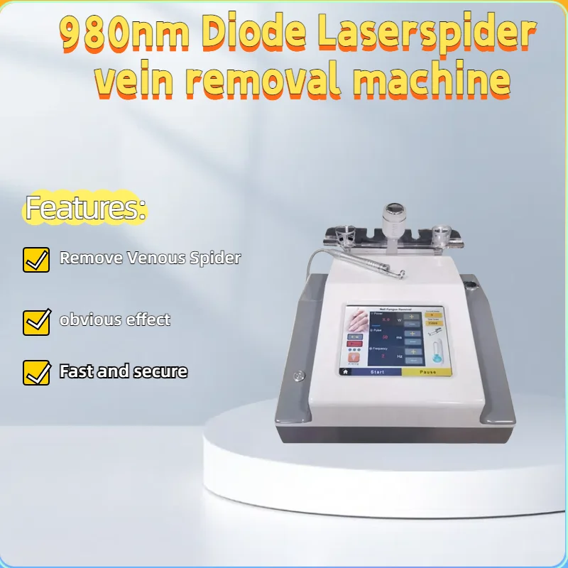 

2/4/5/6 in 1 980nm semiconductor laser for removal of red blood vessels varicose veins nail fungus fiber optic lipolysis eczema