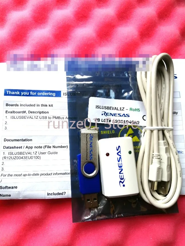 ISLUSBEVAL1Z USB compatível para PMBus ,ROHS completo