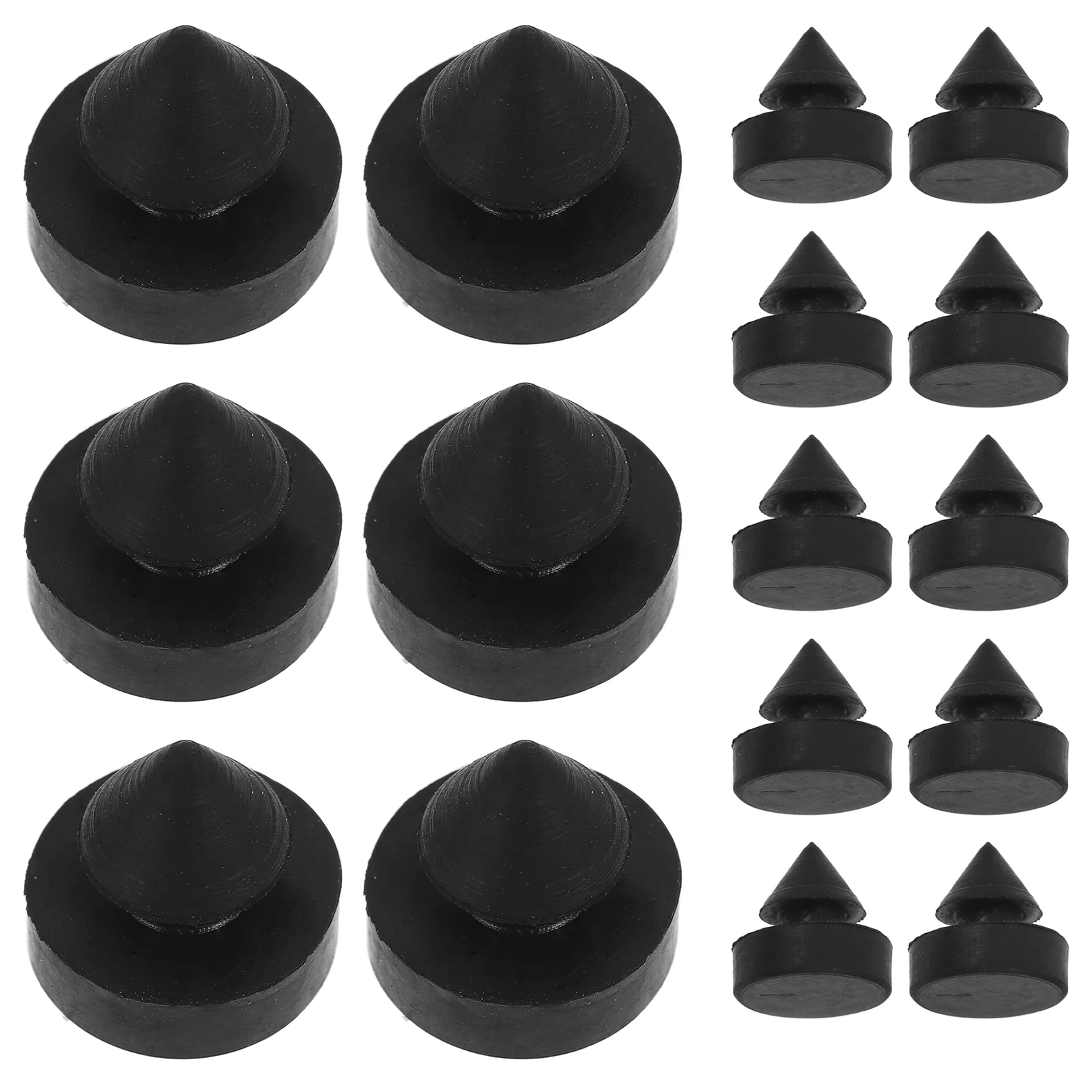 

20 Pcs Anti-collision Shock Absorber Security Door Stopper Stops Quiet Closer Window Bumper Mats Metal Slam