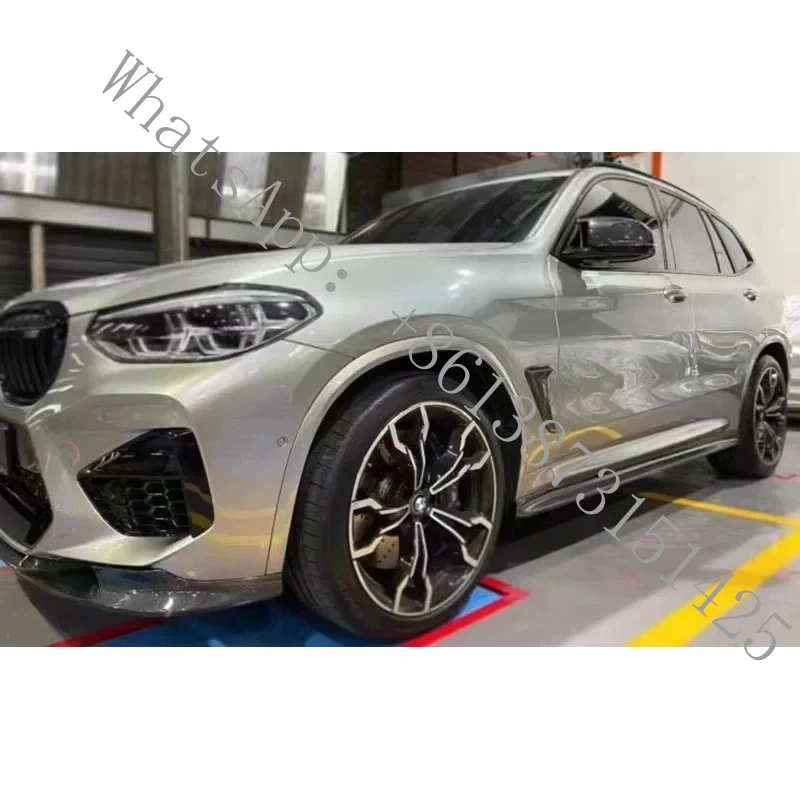 

Suitable F97 F98 X X4M 3DD Style Carbon Fiber Front Bumper Lip Spoiler
