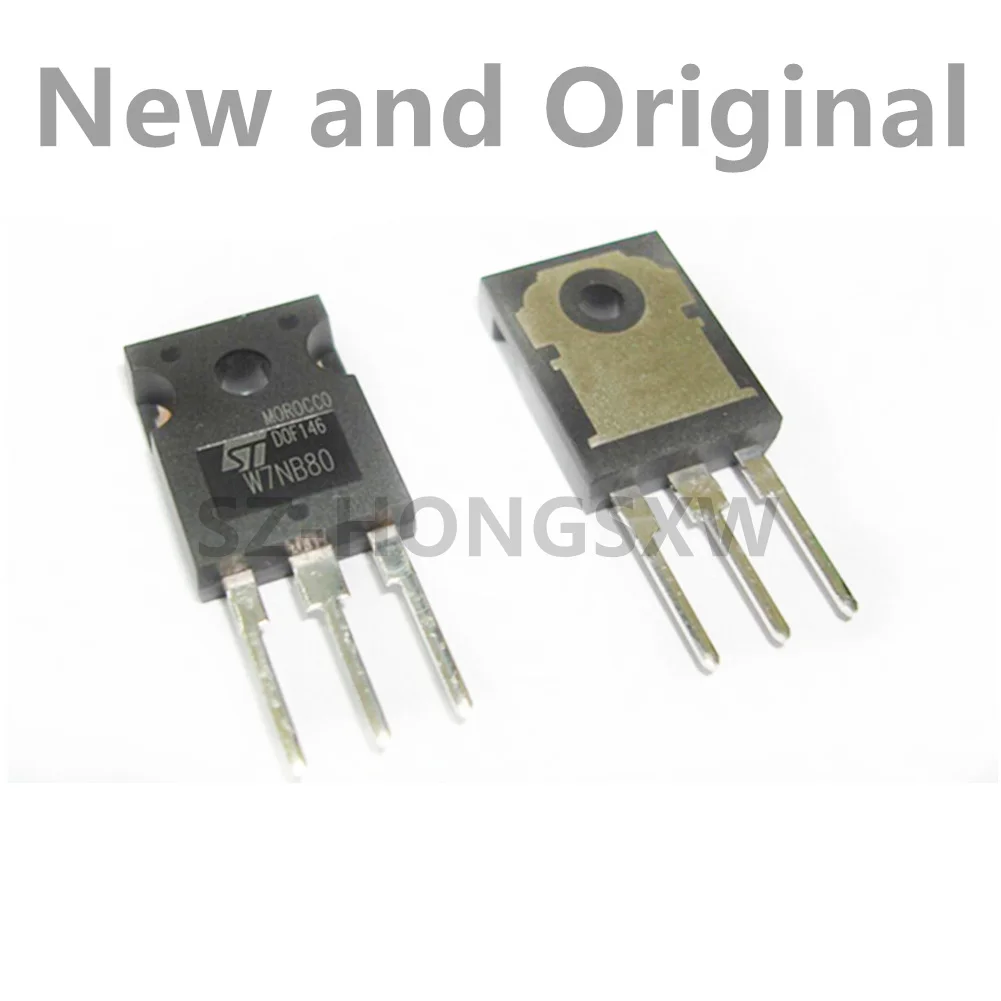 5 Stück / Paket W7NB80 STW7NB80 W7NK90Z STW7NK90Z Neu und Original