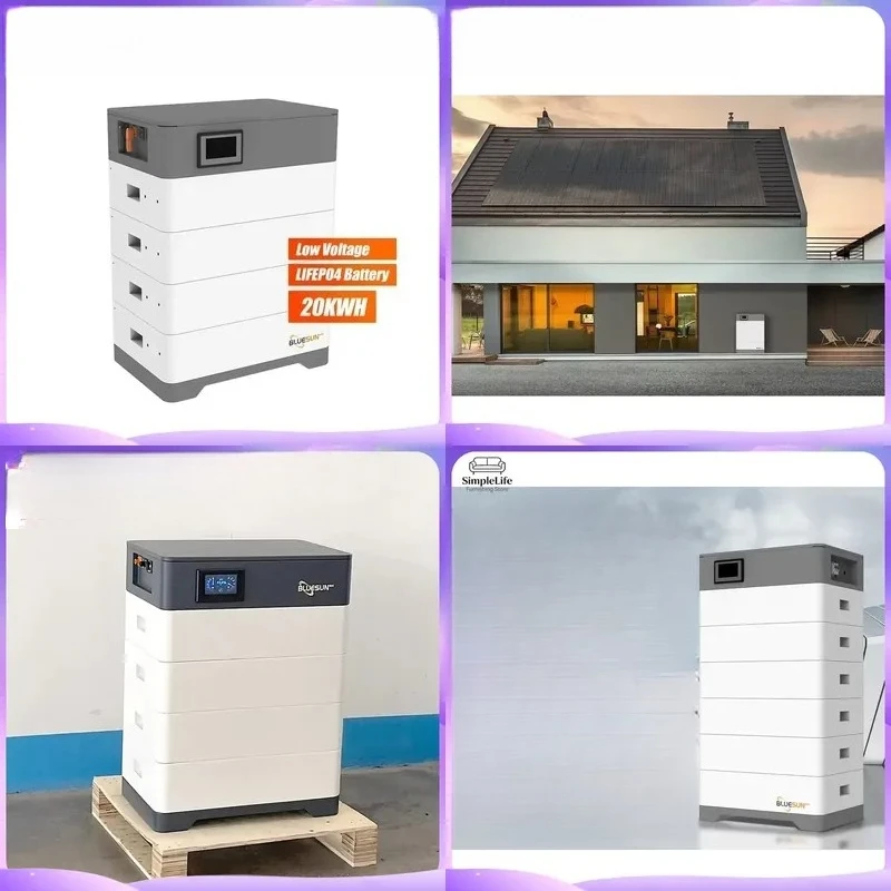 51.2V 106Ah 212Ah LiFePO4 Battery Stackable Solar Lithium Ion Battery Pack for Home Energy Storage System Off Grid PV Panel