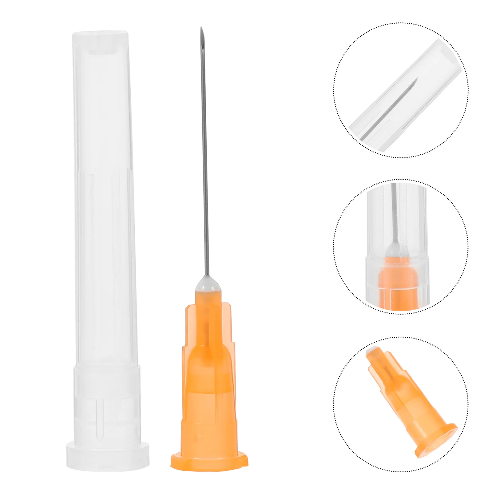 

100pcs Laboratory Tool Kit Syringe Tip Needles 25G 1 Inch Dispensing Needle For Lab Experiments Replacement Needles