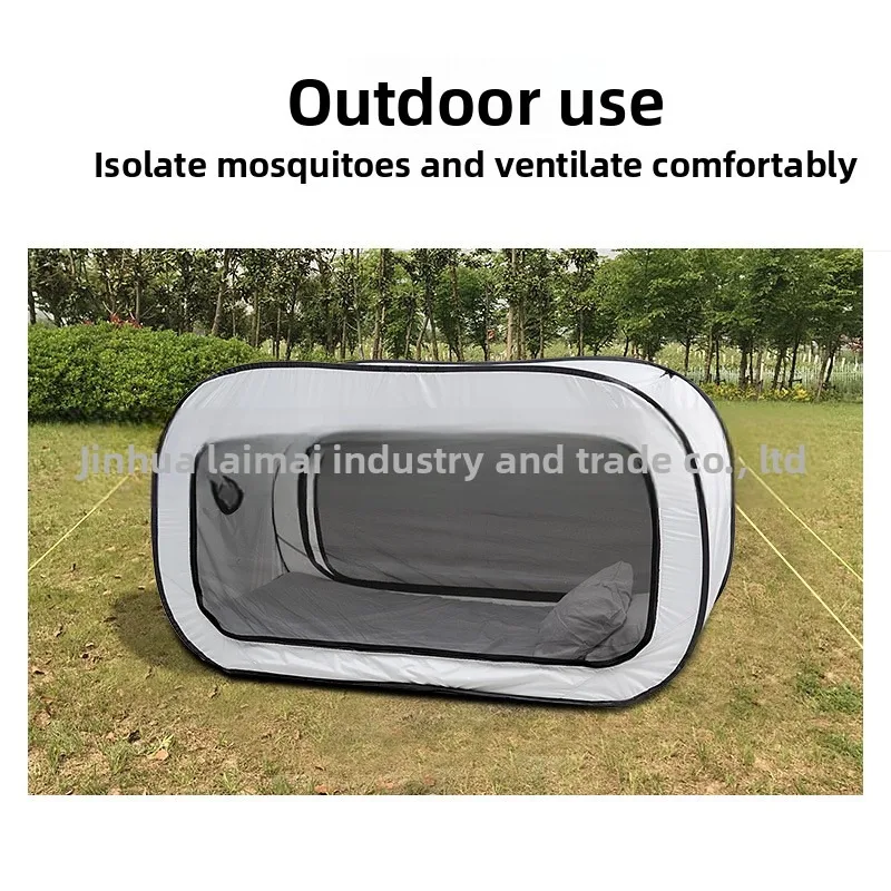 

Foldable Privacy Tent Screen Compartments Instant Setup Dorm Bed Dormitory Mosquito Net Beach Camping Shelter Tent Gazebo
