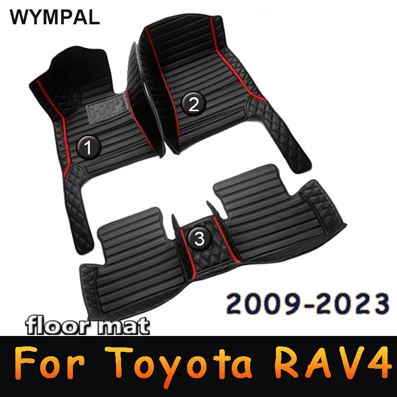 Car Floor Mats For Toyota RAV4 2009 2010 2011 2012 2013 2014 2015 2016 2017 2018 2019 2020 2021 2022 2023 CAR Accessories