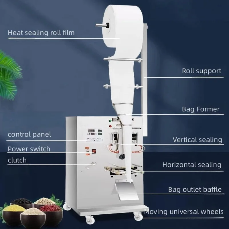 Three-side seal Automatic Packing Machine The Installed  Sealer Can Manually Placed Packing Machine Packaging Equipment