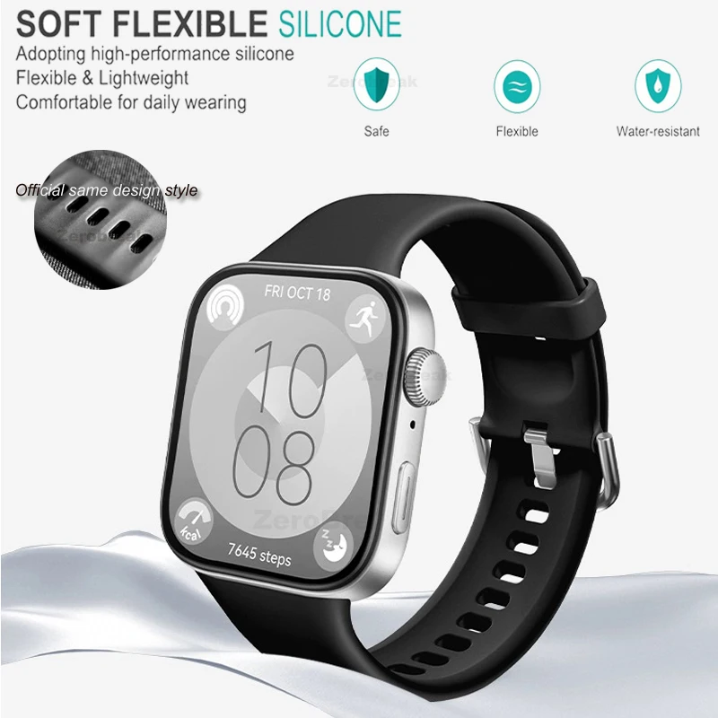 Bracelet de rechange en silicone pour montre Huawei, bracelet pour montre Huawei Fit 3