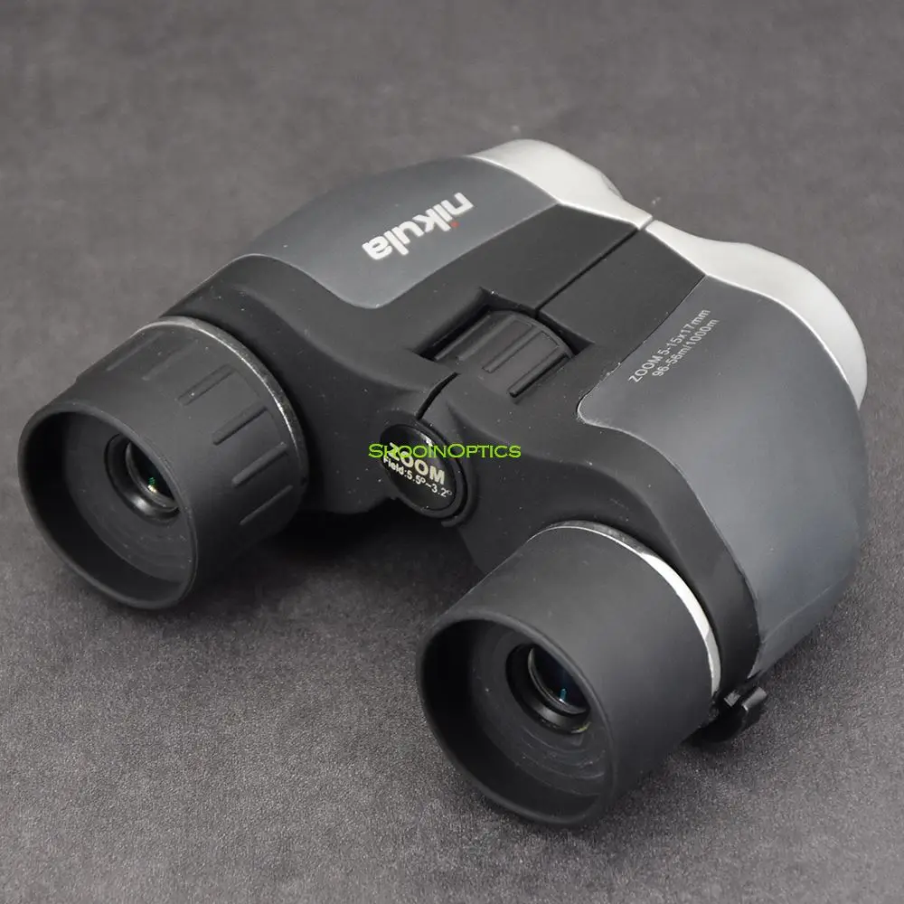 Shooin Optics 5-15x17mm Zoom Paul Prism Outdoor Golf Lornetka myśliwska Teleskop M8719