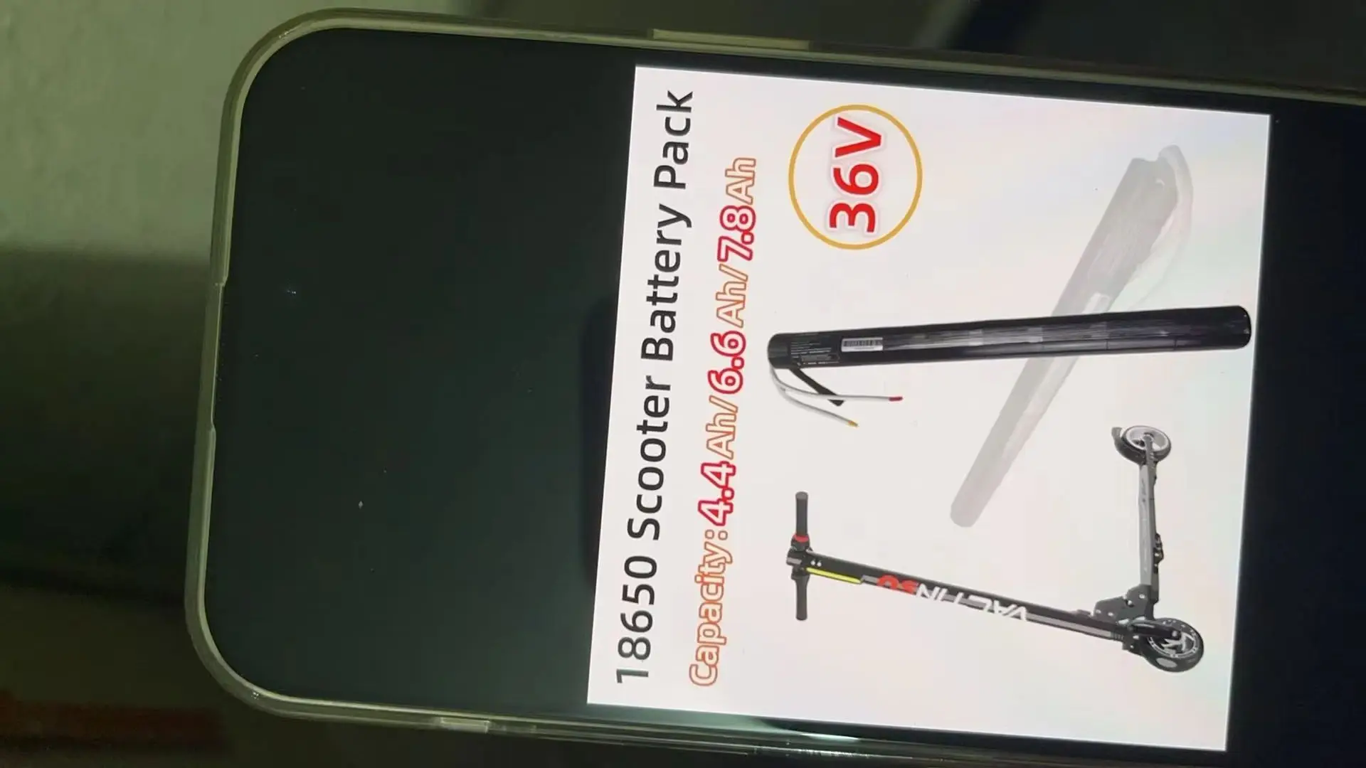 

36V 4.4Ah/6.6Ah/7.8Ah 18650 10S3P lithium ion carbon fiber scooter special battery is suitable for Scooter accessories