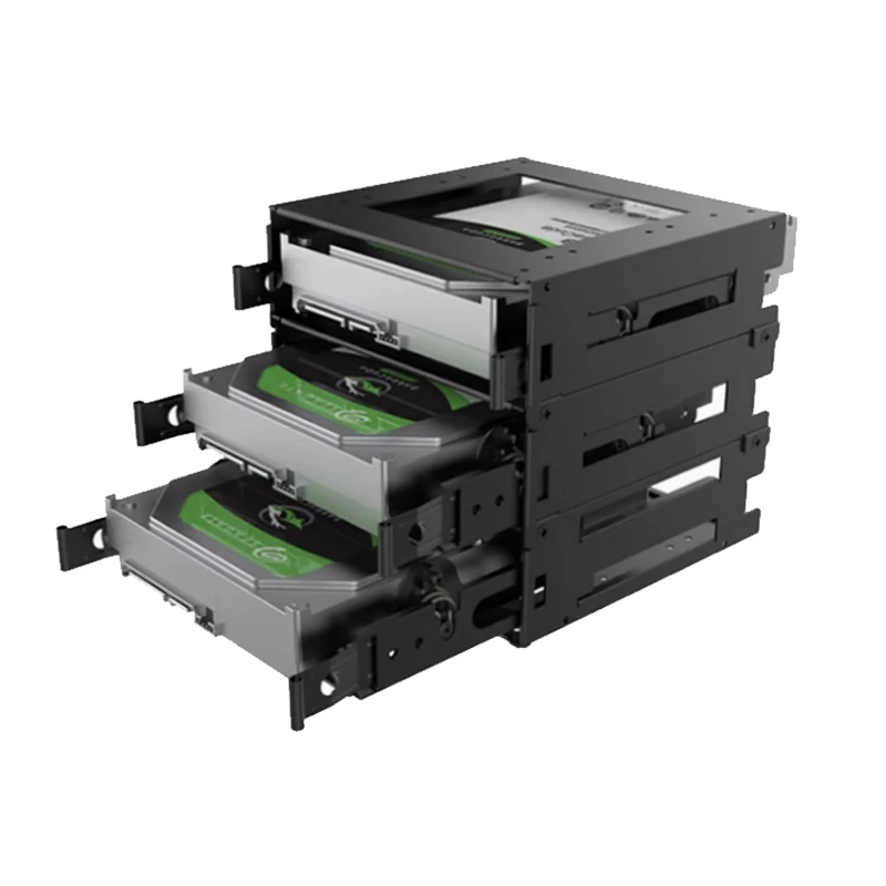 Removable shock-absorbing hard disk bracket chassis 12cm fan position 3.5 hard disk position multiple disk positions