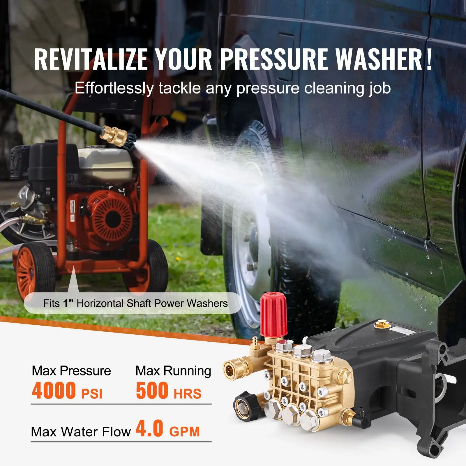 Pressure Washer Pump, 1