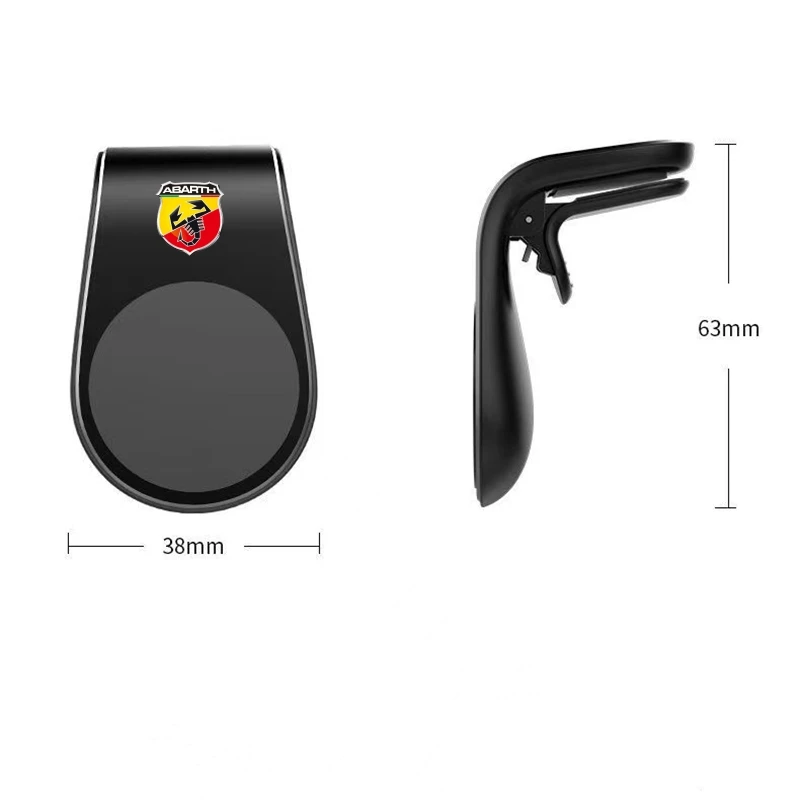 Magnetyczny samochodowy uniwersalny uchwyt na telefon do nawigacji GPS uchwyt samochodowy stojak na telefon dla Fiat Abarth 595 Abarth 500 abarth