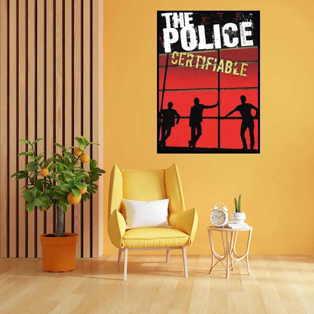 Rock Band The Police Poster Prints Wall Painting Bedroom Living Room Decoration Office Small