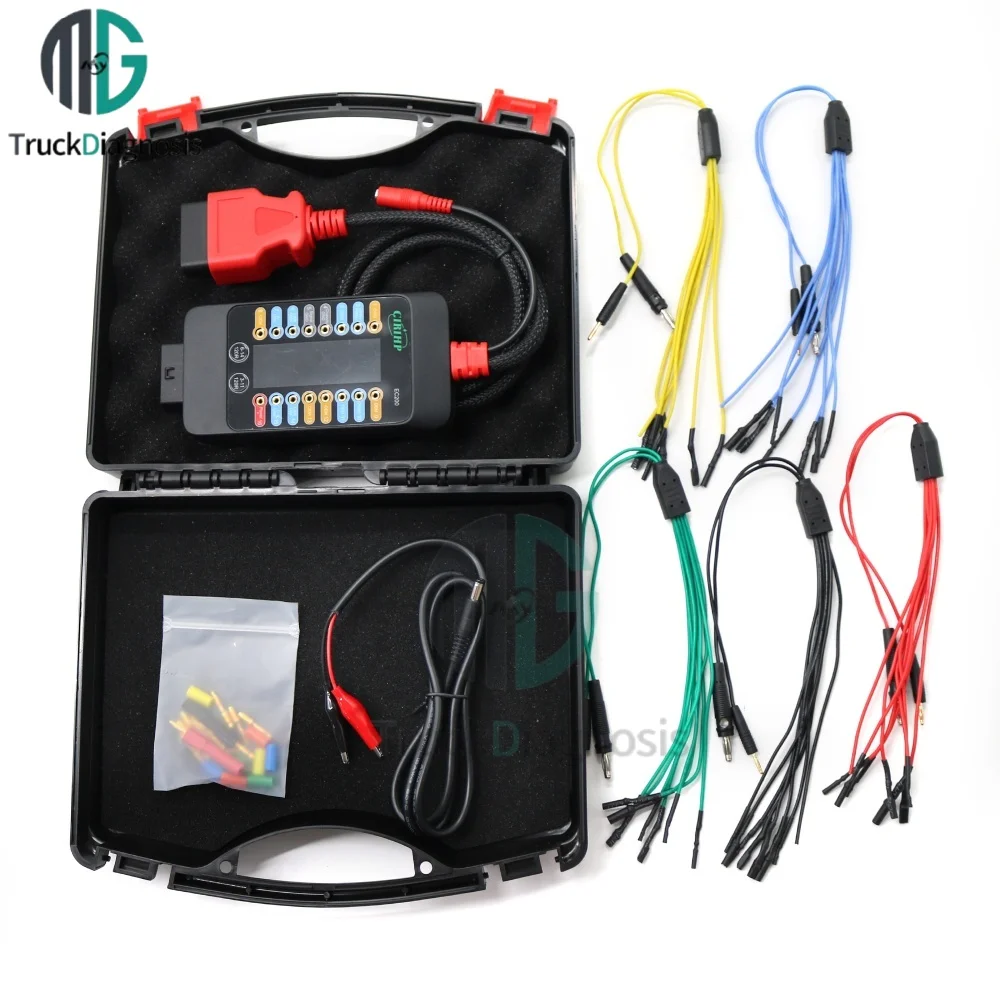 OBD-II Breakout Box 12V 24V Vehicle Diagnostic Tool CAN Termination Voltage Detector for  120Ω Switch ECU Bench Testing