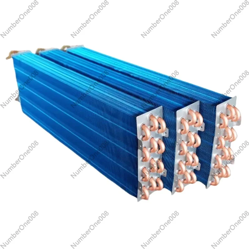 Fan coil surface cooler copper tube condensation evaporator central air conditioning aluminum foil radiator plumbing