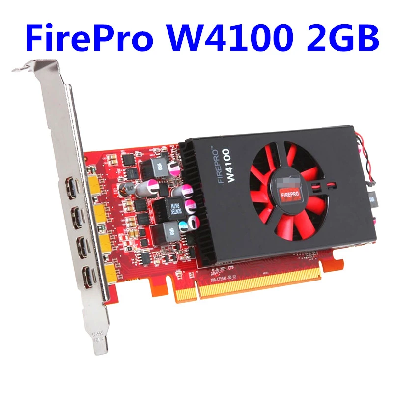 

Original FirePro W4100 2GB Professional Graphics Card 4 * 4K Low Power Consumption