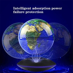 LED World Map Magnetic Levitation Floating Globe Lamp Lighting Decoration Terrestrial Globe Antigravity Magic Ball Night Lights