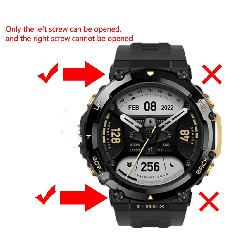 For Amazfit T-Rex 2 T Rex 2 Adapter Metal Stainless Steel Lugs Smart Watch 22mm Strap Connecting Screwdriver Accessories