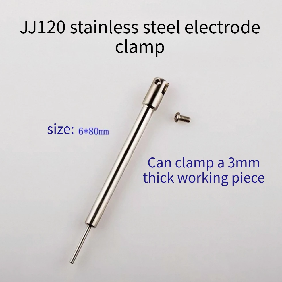 JJ120 Stainless Steel Electrode Clamp Working Electrode Multi purpose Fixture Small Diameter Gap 3mm Invoice Issued