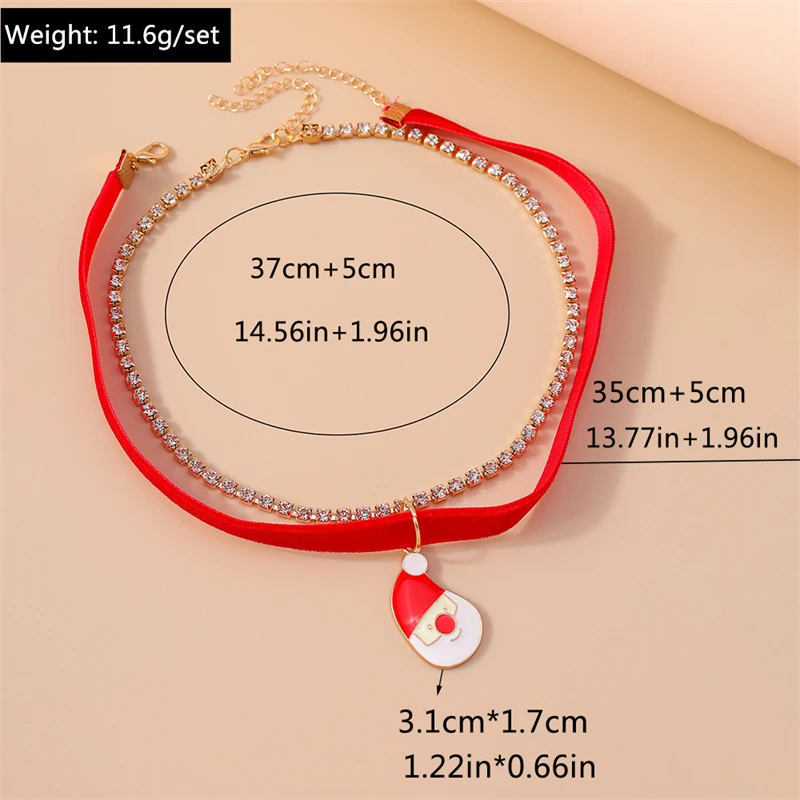 Modische Samtkette für Damen, koreanischer Stil, Schleifen-Choker, Mädchen-Party- und Festivalschmuck, Dekoration – Detail 35