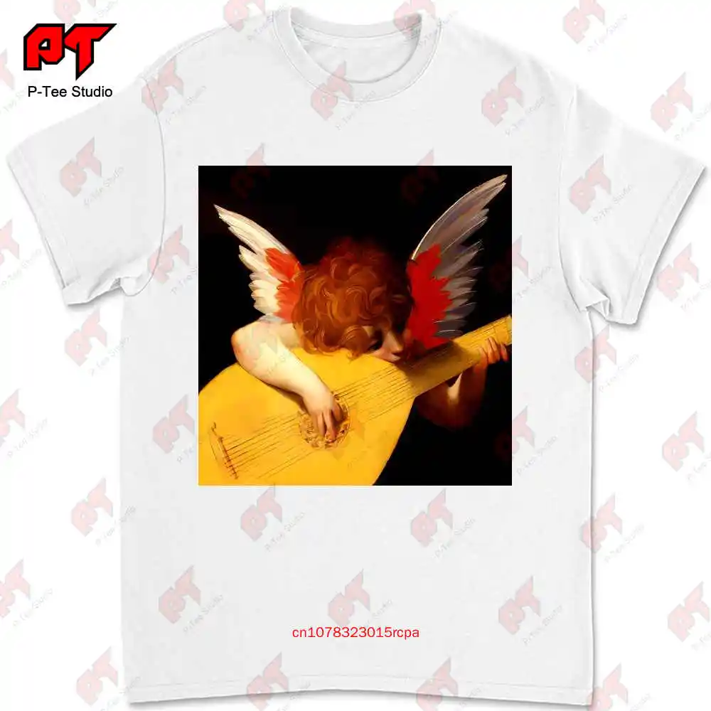 Musical Angel Rosso Fiorentino Painting T Shirt Art 2SIE