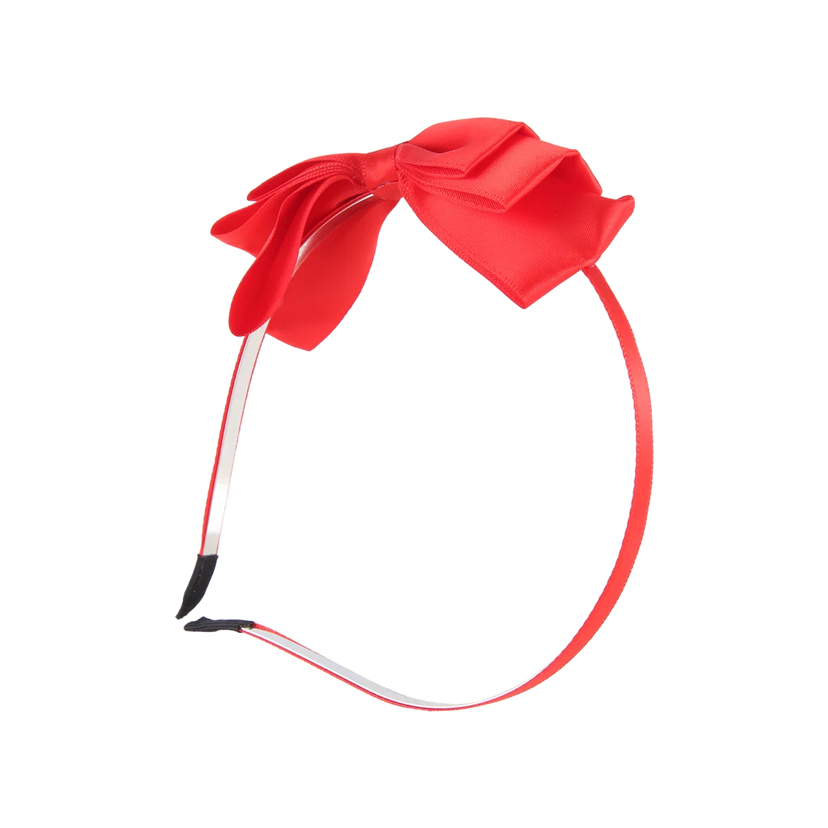 

CGS-Bow Hairband Soft Elastic Bowknot Headband Hair Accessories For Children Adults Red