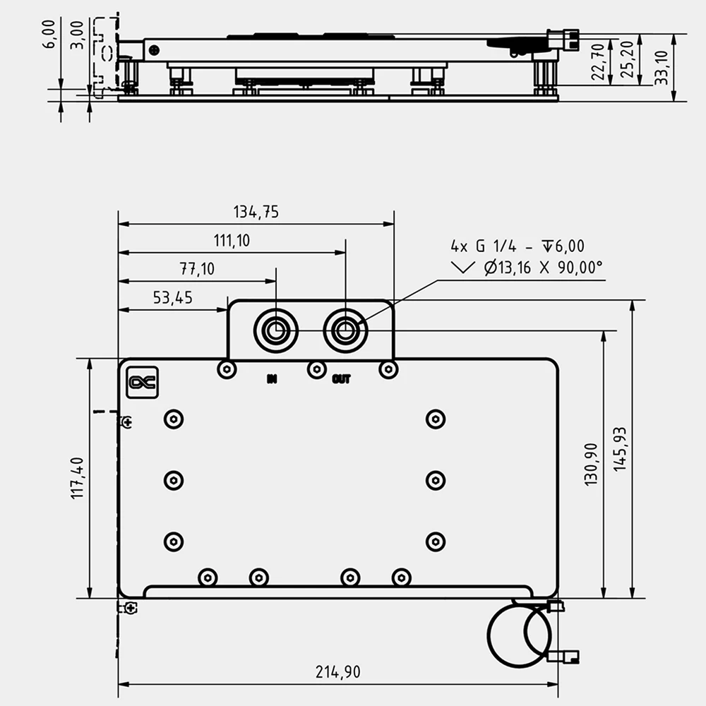 Alphacool Core Water Block Serve For PowerColor Red Devil AMD Radeon RX 9070XT 16GB Graphics Card Cooler With Backplate