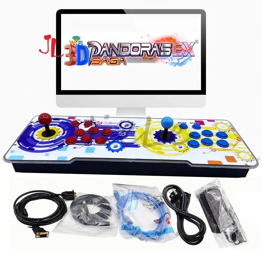 

Аркадная игровая консоль WIFI 3D Pandora SAGA TV Box EX 8000 в 1, поддержка специального режима ручки для восстановления реальных игровых Experience