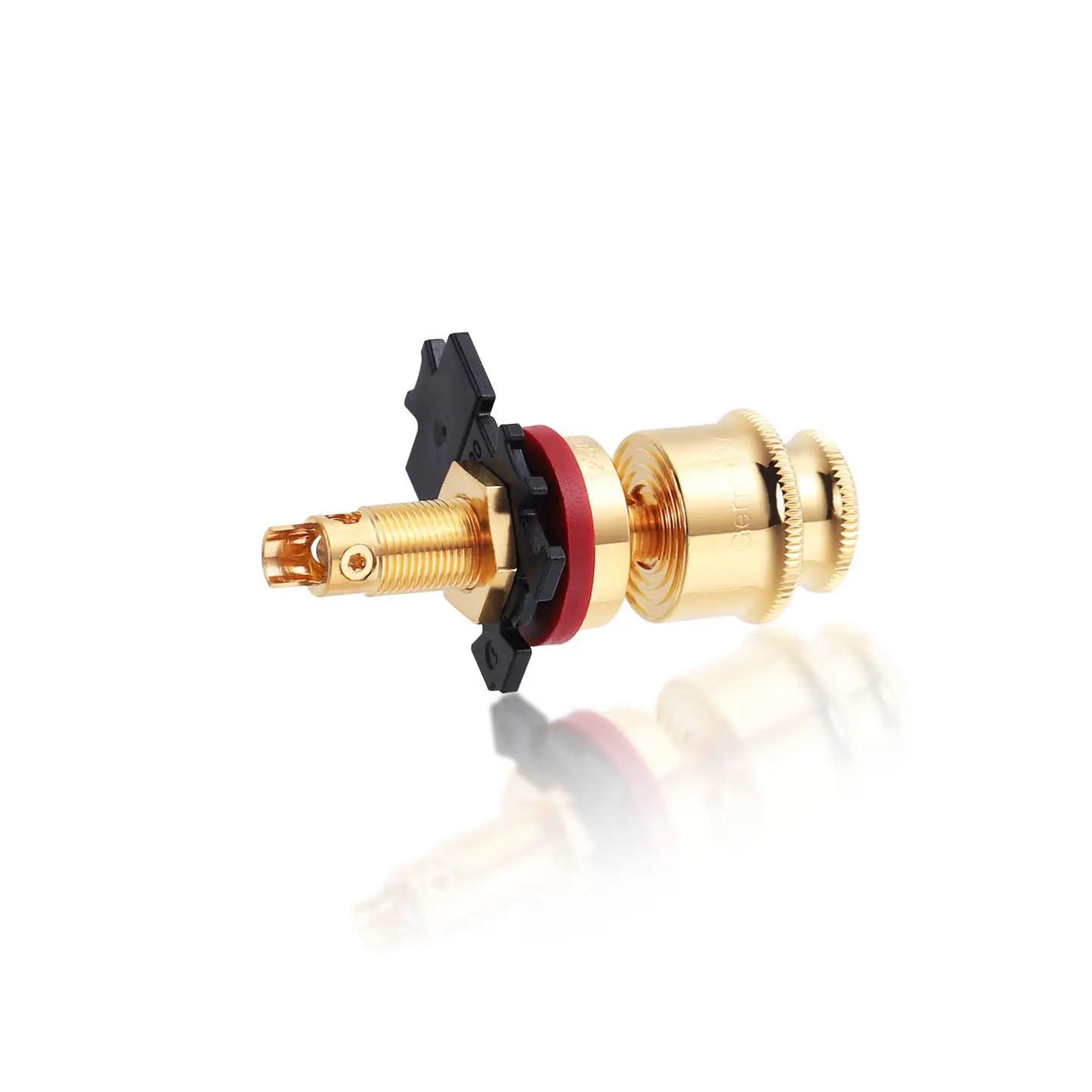 German WBT-0702.1X series Gold Platinum Signature Edition Hi-Fi audio power amplifier speaker terminal