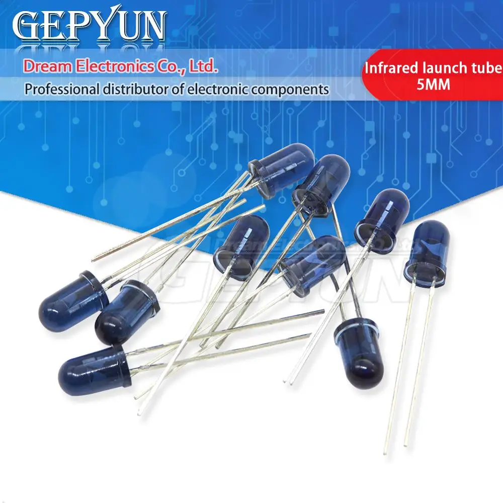 10 pièces/lot TSAL4400 TSAL6100 TSAL6200 TSAL6400 4400 6100 6200 6400 émetteur ir 3mm 5MM 940NM 2 broches