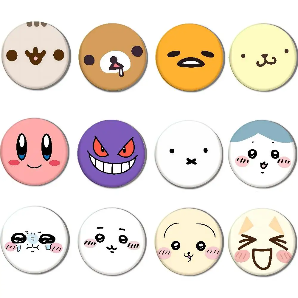 

K-Kawaii Cute Collection Japanese Badges Button PinsBrooch Creative Funny Quotes Badge Clothes Backpack Jewelry Gift For Kids Fr
