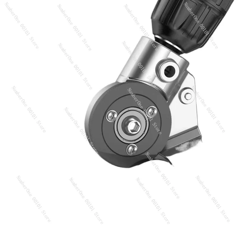 

Metal Plate Cutting Tool, Hand Drill Modified into Sheet Metal Shears, Specialized Iron Sheet Cutting Scissors