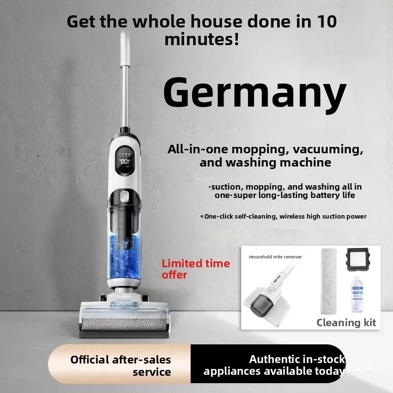 For German Washing Machine 3 In 1 Robot Vacuum Cleaner Mop Wireless Auto Sweeping Dragging Household Floor Cleaning Device