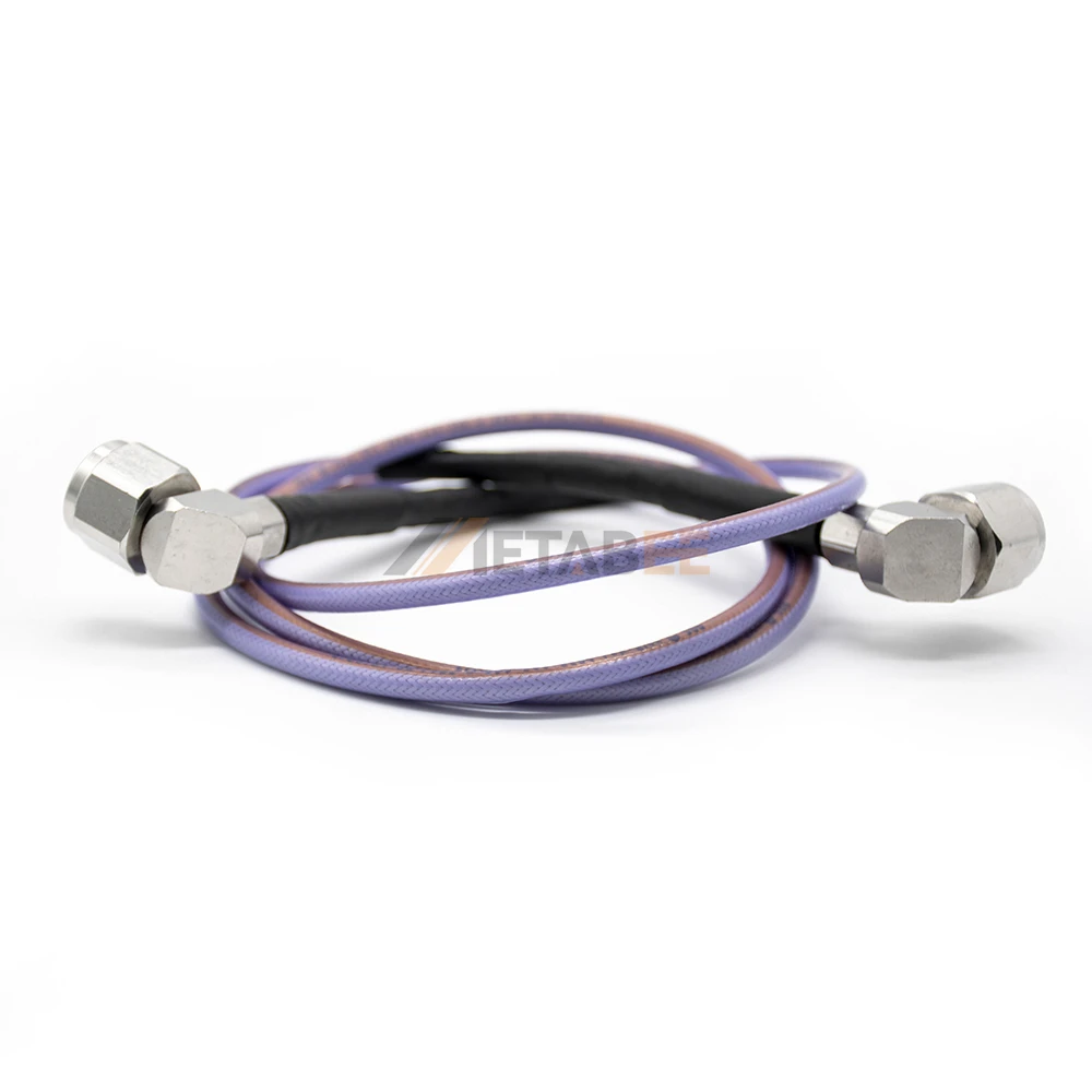 N Type Right Angle to N-Type J3507 RF Male Female Coax Coaxia Antenna Semi-flexible Cable Assembly