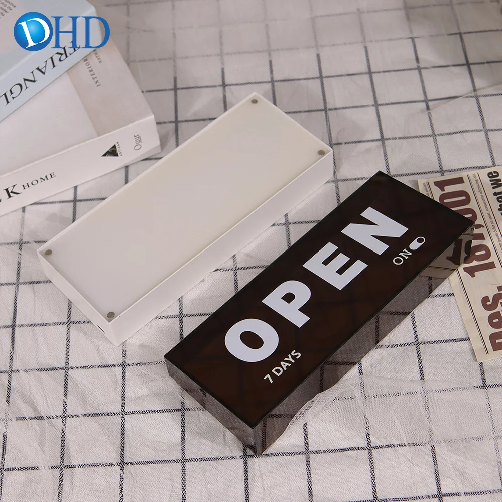 منتج جديد الإعلان مخصص مفتوح صمام ثنائي باعث للضوء الإضاءة لافتات صندوق إضاءة صغير صمام ثنائي باعث للضوء متجر لافتات #6